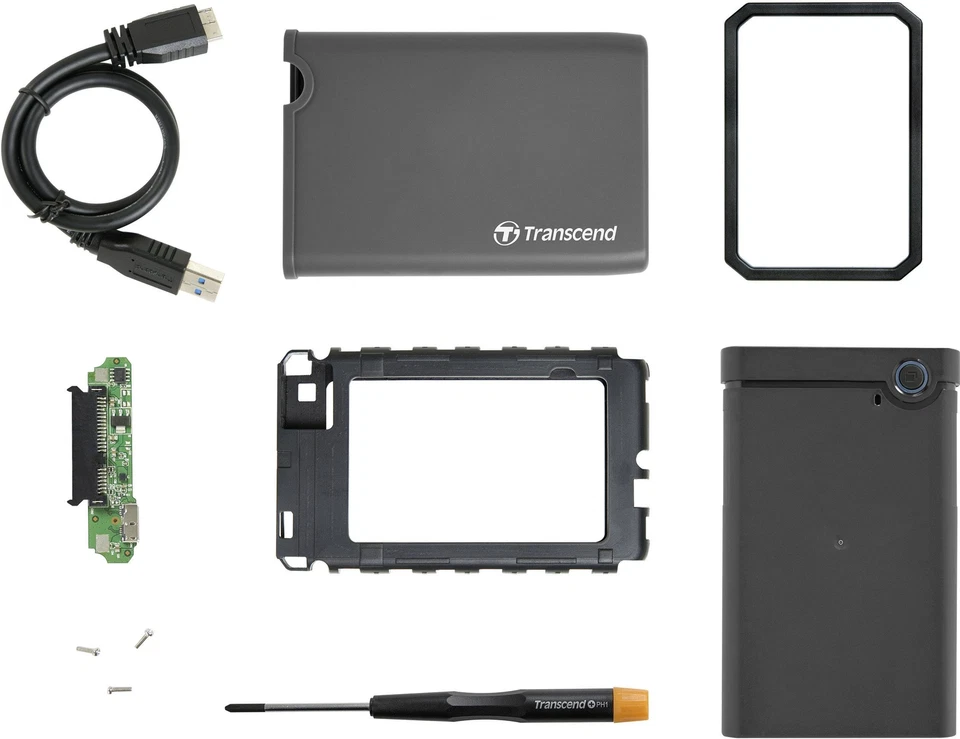 Transcend TS0GSJ25CK3 Portable Storage for PC or laptop SSD HDD Upgrade Kit - Image 3 of 3