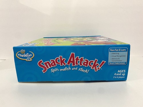 Thinkfun Jr. Snack Attack! Spin,Match & Stack Game- Kids 4 and Up- Pre-owned - Picture 3 of 12
