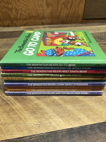 Vintage Hardcover The Berenstain Bears Lot of 10 Grolier First Time Books - Picture 16 of 16