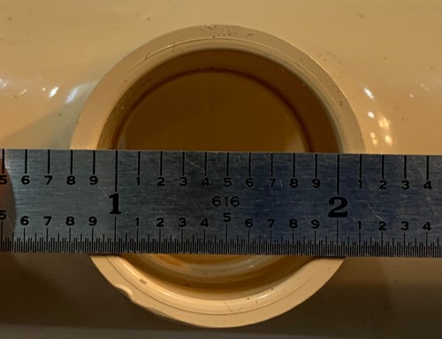 NIBCO 2" x 2" x 1" CPVC TEE 4120 / D2846 - Foto 4 di 7