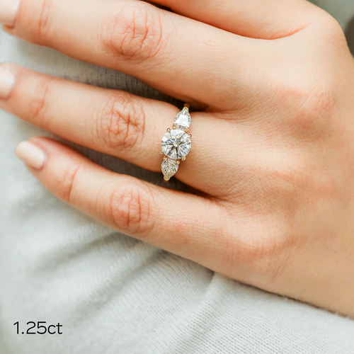 Diamond Wedding Ring 1.75 Carat 950 Platinum Lab Created IGI GIA HRD Round Cut