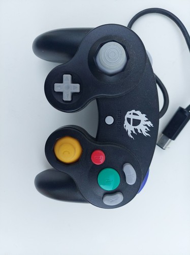 Nintendo Super Smash Bros Controller - Schwarz Gamecube Wii U Switch Top - Bild 5 von 8