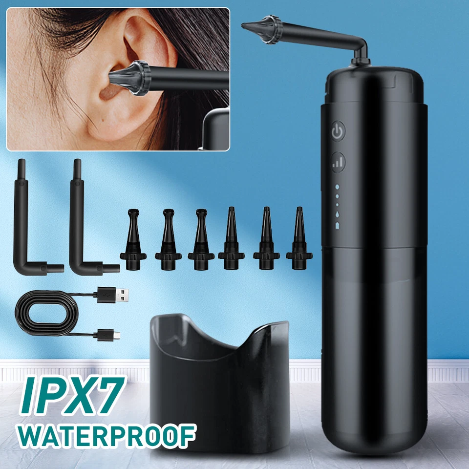 Electric Ear Wax Removal Tool Water Powered Wush Cleaner Ear Cleaning - image 2 of 4