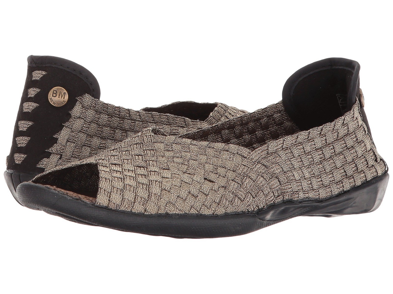 Women's shoes Bernie Mev. Mev. Mev. Dream Peep Toe Slip On Flats BRONZE New 90717c Women's shoes Bernie Mev. Mev. Mev. Dream Peep Toe Slip On Flats BRONZE New 90717c