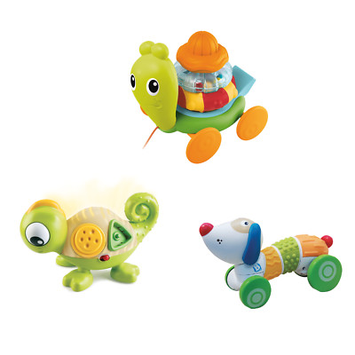 Steckspiel Stapelturm Motorik Geräusch Sound Roll Twist Bkids Infantino Dackel