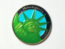 2014 Metro Gathering  Copy Tag - Polished Gold Finish - New Unactivated Geocoin