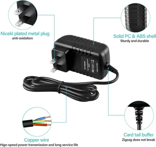 AC Charger For Gafilie APPV01 Cordless Handheld Pool Swimming Spa Vacuum Cleaner - Picture 4 of 4