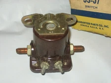 Vintage SS-57 Geniune Guaranteed Parts Solenoid Starter Switch Z Brown