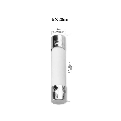 Quick Fast-Blow Ceramic Tube Fuse 5 x 20 mm Assorted Kit 0.5Amp 1Amp 2Amp 3Am... - Picture 3 of 5