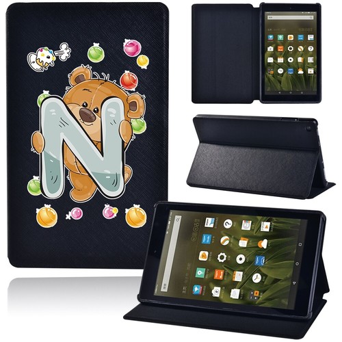 Bear Leather tablet Stand Cover Case For Amazon Fire 7/HD 8 10/HD 8 10 plus+Pen - Picture 24 of 36