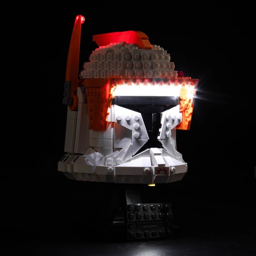 Kit de Luz LED BrickBling para LEGO Clone Commander Casco Cody 75350 Iluminación Hágalo usted mismo - Imagen 10 de 10