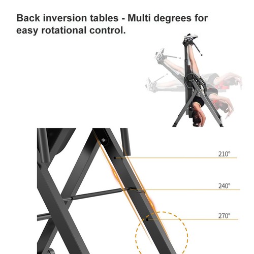 Inversionsbank Rückentrainer Rückenstrecker Klappbar Schwerkrafttrainer Trainer - Bild 10 von 12