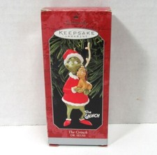 HALLMARK KEEPSAKE ORNAMENT THE GRINCH DR. SEUSS 1998 NEW IN BOX