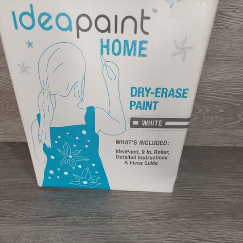 IdeaPaint Home Dry Erase White Paint 20 Square Feet Includes Paint and Roller - Picture 2 of 5