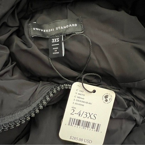 $285 NWT Black Free People x Universal Standard Everest Long Puffer Jacket Sz L - Picture 13 of 16