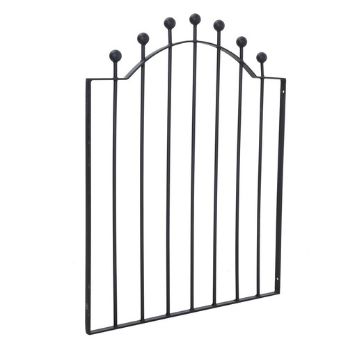 3ft Heavy Duty Metal Garden Gate Door Wrought Iron Pedestrian Gates w/ Fittings - Picture 13 of 25