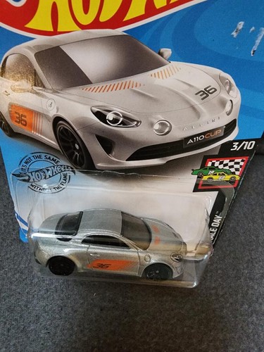 HOT WHEELS RACE DAY ALPINE A110 CUP SILVER DIECAST 3/10 - Picture 4 of 7