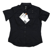 5.11 Tactical PDU Class B Short Sleeve Button Down Uniform Shirt Navy Women L