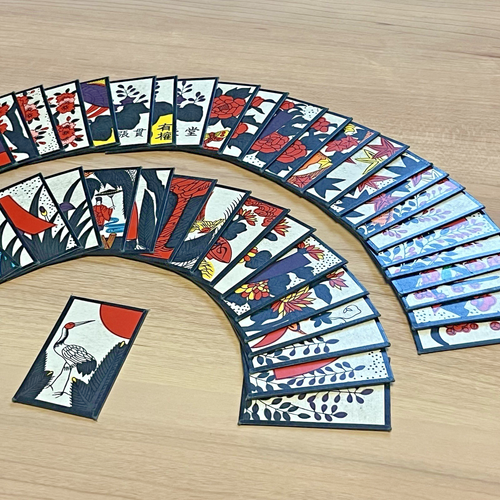 NINTENDO Hanafuda Tengu - Carte da gioco giapponesi vintage - complete 48 pezzi retrò - Foto 4 di 24
