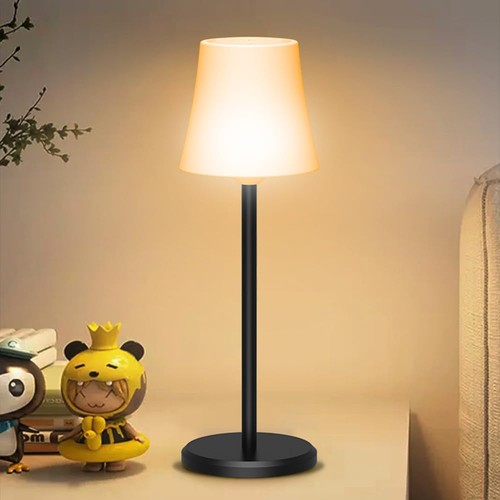 Touch Dimmbar LED Tischlampe RGB Nachtlicht USB Akku Nachttischlampe Atmosphäre - Bild 1 von 22