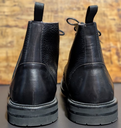 TAFT Men's The Rome Boot in Black Leather Size 48 - US 15 - Picture 7 of 20