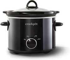 Crockpot® 2-Quart Classic Slow Cooker, Small 2.5 Quarts, Black 