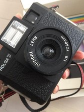 HOLGA 120 SF Film Camera Black Toy Camera W/Box From Japan