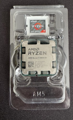 AMD Ryzen 7 7800X3D CPU AM5 - Gebraucht - Bild 2 von 3