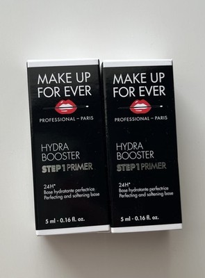NIB New In Box Lot Of 2 Make Up for Ever Hydra Booster Primer Travel Size Mini