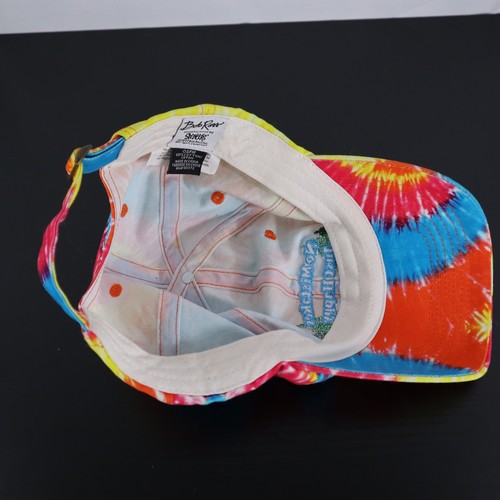 Bob Ross Tie-Dye Hat No Mistakes Just Happy Accidents OSFM Adjustable - Picture 4 of 5
