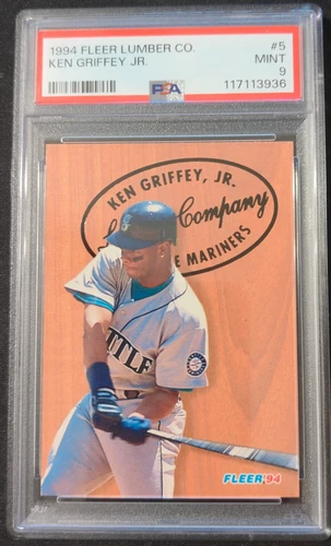 1994 Fleer LUMBER COMPANY Ken Griffey Jr PSA 9 MINT!!! #5 0f 10!!!