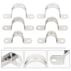  36 Pcs Stainless Ducting Clamps, Saddle Clips Tube Strap Tension