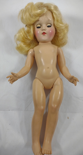 Vintage 1950 Ideal TONI PLAY WAVE DOLL blond in OVP mit Papieren (A43) - Bild 12 von 24