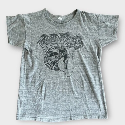 ZZ Top Vintage Band Tour Rock Tee Shirt 70s 1970s vintage concert t-shirt, vintage, single stitch, B+ condition