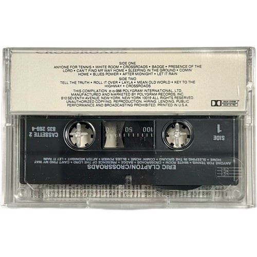 Eric Clapton – Crossroads 4 Chrome Cassette Box Set 1988 PolyGram RARE Complete - Picture 11 of 13