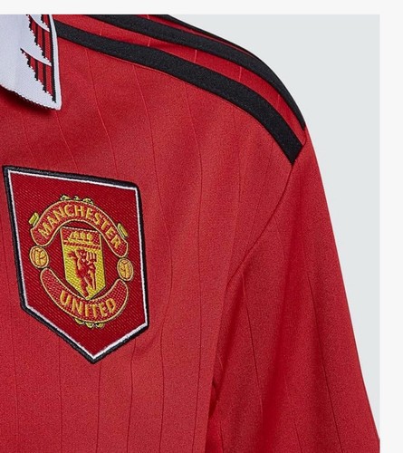 Adidas Manchester United Auténtico 22/23 Home Jersey Hombre Grande Rojo Polo H13881 - Imagen 2 de 5