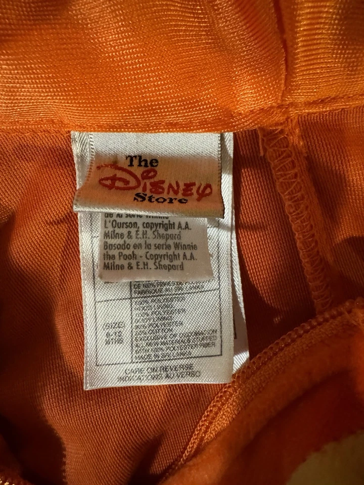 Disney Store Tigger Halloween Costume Cosplay Hooded Padded Belly 6-12 Months - Image 2 of 2