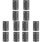 12 stücke rechtwinklige Halterungen Home Edelstahl-Regalklammer für Möbel