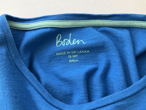 Mini Boden Lot of 3 Girls Multicolor Short Sleeve Cotton Tops Size 13-14 - Picture 13 of 22