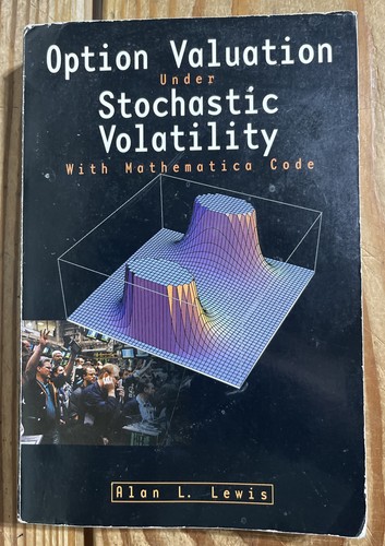 Option Valuation Under Stochastic Volatility: With Mathematica Code GOOD - Picture 1 of 2