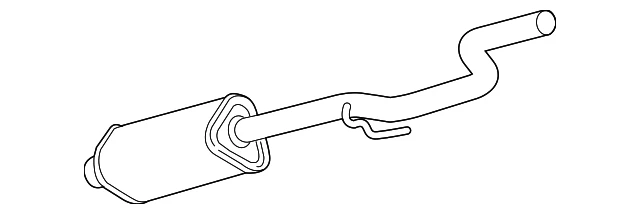 Genuine GM Exhaust Muffler 39139524 Foto 2 de 3