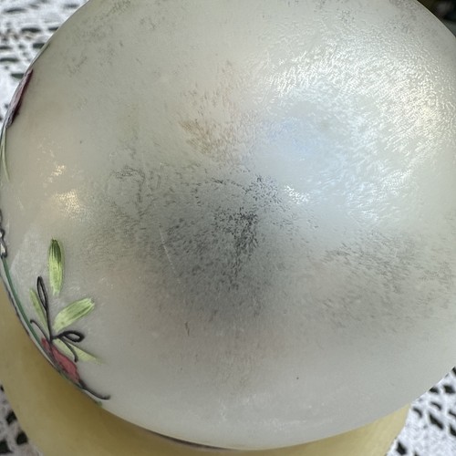 Vintage handbemalter mundgeblasener Quecksilber Glas Weihnachtsschmuck Made in Austria 4,5 Zoll - Bild 9 von 24