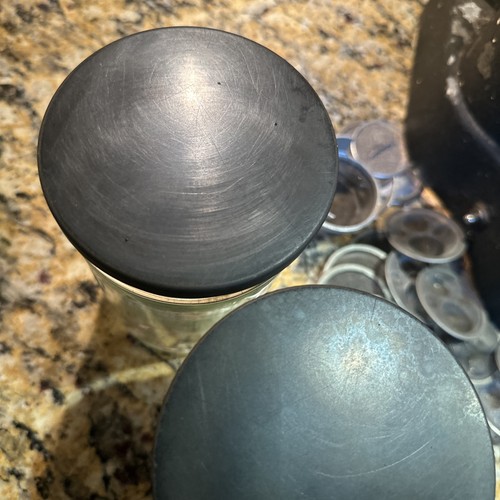 Máquina de limpieza de relojes de precisión maestra de alta resistencia L&R vintage con frascos - Imagen 12 de 24