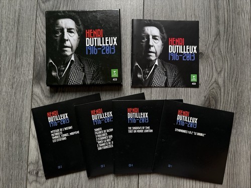 HENRI DUTILLEUX - 1916-2013 - 4CD BOX SET - CLASSICAL - WARNER CLASSICS -