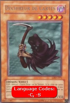 YuGiOh Reaper of the Cards (V.2) LDD-SP071 Rare Spanisch NM 1st