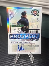 2024 Panini Prospect Edition - Allen Facundo #2 Silver Holo (AU, RC) Auto