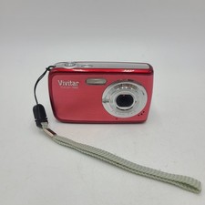 Vivitar Digital Camera Vivicam 7022 7.0MP Digi Cam Red TESTED WORKING