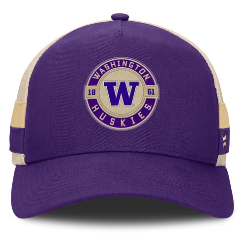 Fanatics Herrenmütze lila/creme Washington Huskies Prestige Trucker verstellbar - Bild 2 von 4