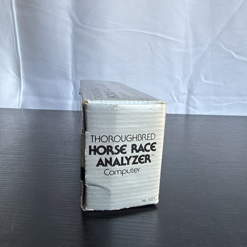 Vintage Thoroughbred Horse Analyzer 1983 Advanced Handicapping Technologies Inc. - Picture 4 of 12