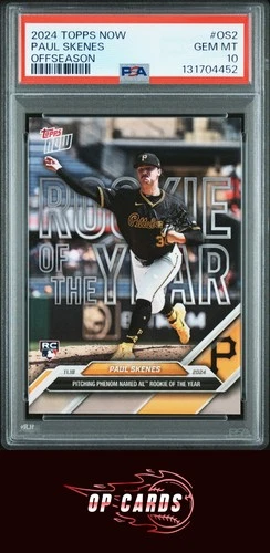 Paul Skenes 2024 Topps Now Offseason #OS2 PSA 10 , Free Shipping